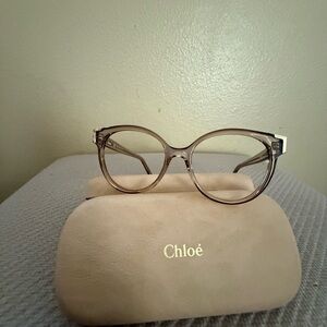 Chloe Transparent Brown Glasses